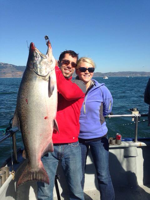 30+ Pound Salmon caught in San Francisco